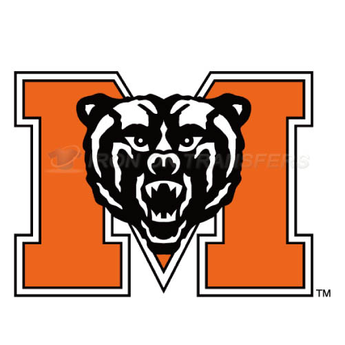 Mercer Bears Logo T-shirts Iron On Transfers N5023 - Click Image to Close